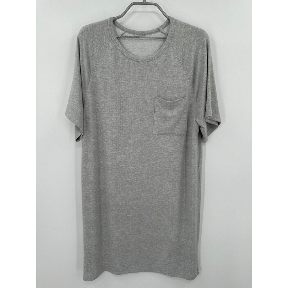 Softies Dream Reglan Sleep Shirt size S/M in Grey Night Gown *Sample*